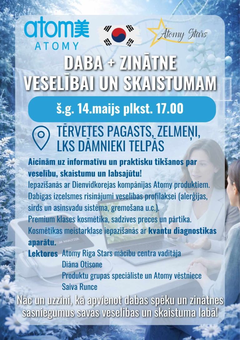 Atomy prezentācija Zelmeņos